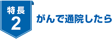 特長2 がんで通院したら