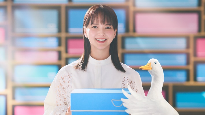 多部未華子さん、アフラックダック