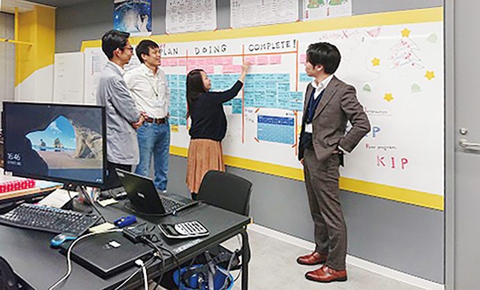 Agile Baseでの業務風景