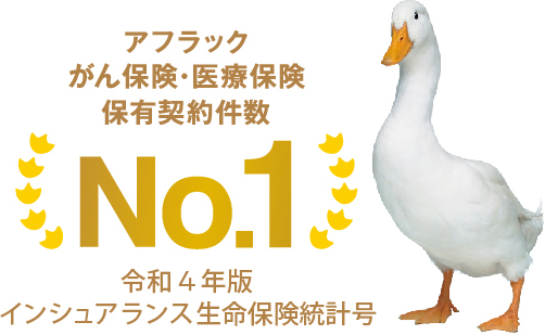 アフラック がん保険・医療保険 保有契約件数 No.1 令和4年版 インシュアランス生命保険統計号 ダック