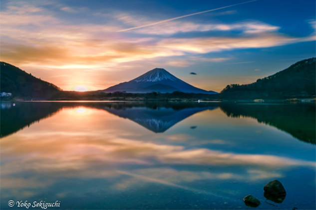 関口さんが撮影した富士山